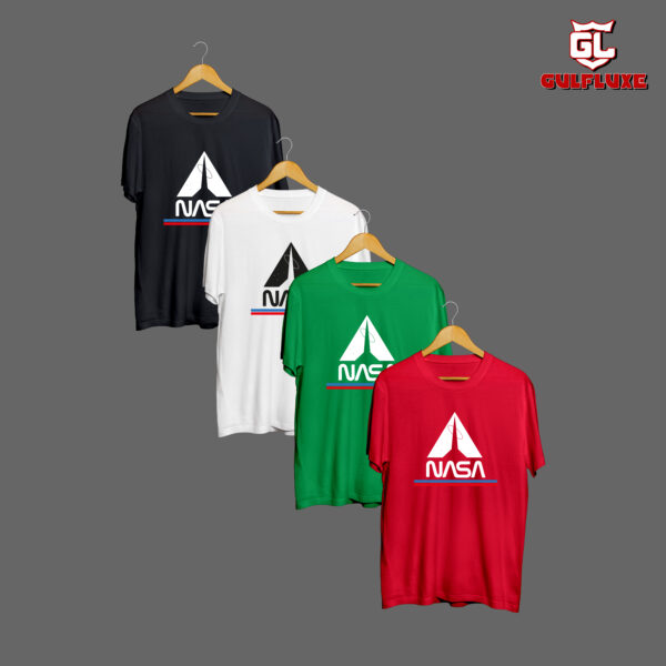 NASA 4-Pack T-Shirt Combo - Black, White, Green, Red
