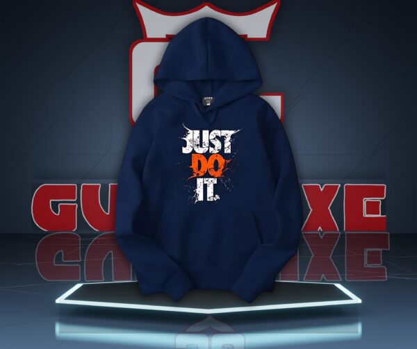 Just Do It Navy Blue Hoodie